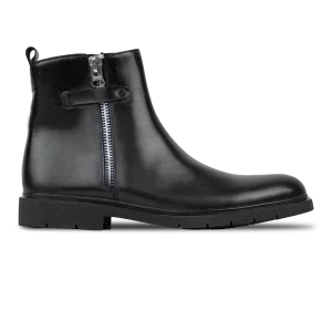 ralph: boots homme cuir noir